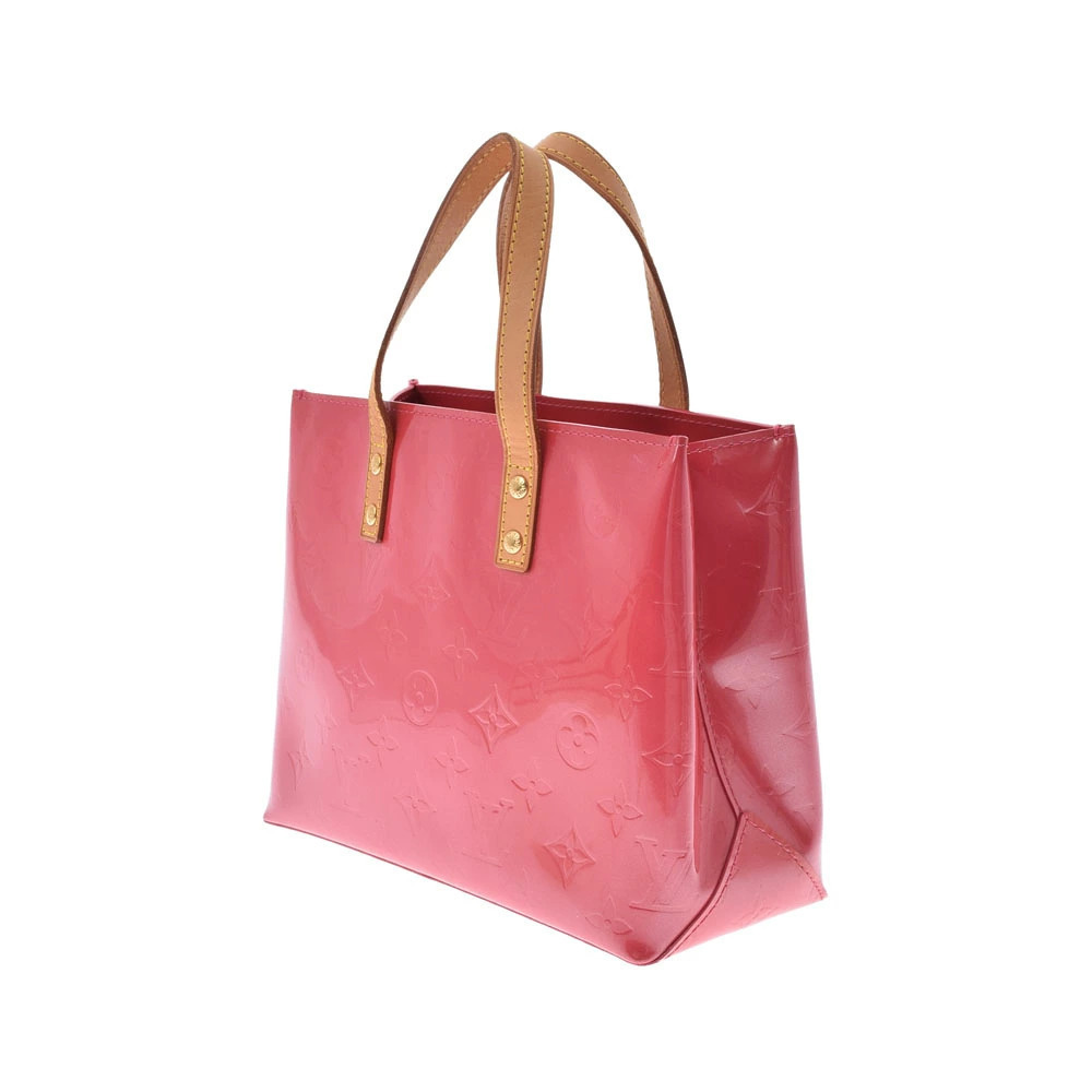 Louis Vuitton Lead Handbag Framboise Monogram Vernis Brown
